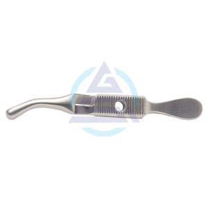 Abrazadera OEM Blalock curvada, longitud total 60mm, longitud efectiva de la mordaza 25mm, dentados laterales completos tipo mordaza - Product Image 1