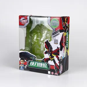 Custom Luxe Transformers Speelgoed Doos Golfkarton Papier Dozen Met Plastic Windows