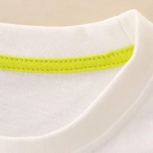 เสื้อยืดคอกลมสำหรับเด็ก, เสื้อยืดคอกลมผ้าฝ้าย100% โอเวอร์ไซส์สีดำสำหรับสวมใส่ทุกวัน - Product Image 3