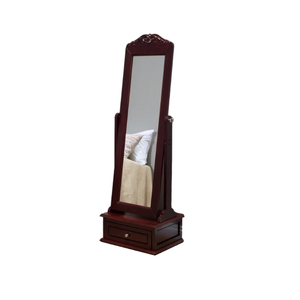 Espejo de pared de pie de longitud completa, salón de belleza, hogar, tocador decorativo, espejos, marco de madera - Product Image 4