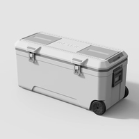 Glacière portable ODM en PP, 160 L, à isolation longue durée, idéale pour la pêche et l'utilisation en camion
