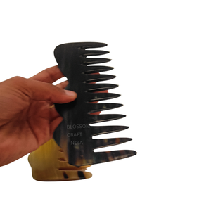Natural Handmade Horn Comb Best Quality <b>Top</b> Selling Hair Grooming Tool Wholesale Supplier Durable - Product Image 2