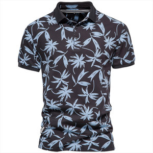 T-shirt polo pour homme en coton biologique 100% avec logo personnalisé - Product Image 1