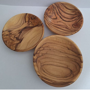 Assiette en bois faite à la main écologique en gros à motifs avec des plantes pour une décoration personnalisée sans danger pour les occasions spéciales - Product Image 3