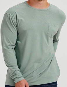 Camisetas informales transpirables para hombres y mujeres de punto de algodón suave con bolsillo práctico cómodo y diseño de timbre - Product Image 6