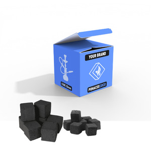 Briqueta de cáscara de coco Natural de la mejor calidad para Shisha Hookah Cubo de carbón Fábrica de Indonesia Personalizar Etiqueta Privada - Product Image 1