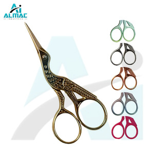 ALMAC Vintage Bird Design Mini ciseaux de tailleur en acier inoxydable Ciseaux manuels artistiques portables - Product Image 6