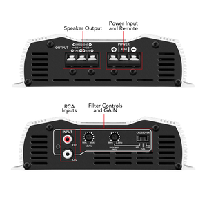Taramps DS 800x2 Amplificador de 2 Ohmios 800 vatios RMS 2 canales 400x2 vatios RMS Digital Crossover HPF LPF Bridgedable Car Audio System - Product Image 4
