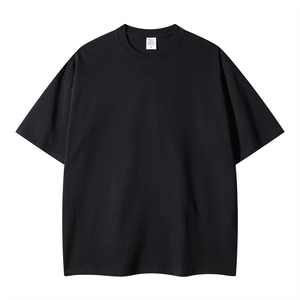Sérigraphie personnalisée pour hommes T-shirt lourd à col rond et à épaules tombantes T-shirt en coton de haute qualité personnalisé pour hommes - Product Image 2