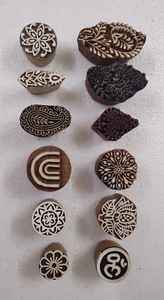 Custom Made 2 and 3 Inch <b>Wooden</b> <b>Blocks</b> Suitable for Kids Crafts and Ideal for Printing on Textile and for Henna Printing - Product Image 2