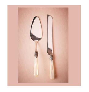 El más nuevo diseño de vajilla, cuchillo de pastel de Metal y juego de servidor, fabricante de utensilios de servir, juego de cuchillos de corte y servicio de pastel de Metal - Product Image 4