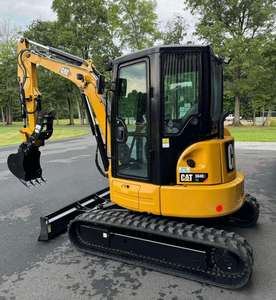 รถขุดขนาดเล็ก CAT 304E2 แบบตีนตะขาบ พร้อมห้องโดยสาร ดีเซล ไฮดรอลิก ทัมบ์ สีเหลือง - Product Image 4
