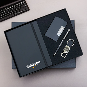 Set de Regalo Corporativo Personalizado para Oficina que Incluye Agenda, Bolígrafo, Llavero y Tarjetero para el Día del Padre, Acción de Gracias y Año Nuevo - Product Image 3