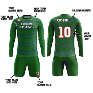 Survêtement d'entraînement respirant imprimé personnalisé uniformes de maillot de football pour hommes adultes enfants costumes de sport d'équipe de football pour garçons - Product Image 6