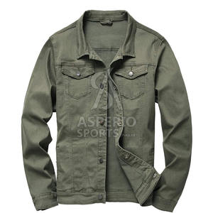 Veste en jean pour hommes, vêtements de mode pour hommes, vestes de rue, tissu en coton, logo personnalisé, veste d'hiver en jean tricoté - Product Image 1