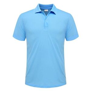 เสื้อโปโลลำลองสำหรับผู้ชายใส่สบายนุ่มใส่ได้พอดีตัวสไตล์ใหม่ลายพื้น - Product Image 3