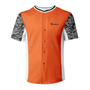 Maillot de baseball respirant de haute qualité pour homme avec impression de logo personnalisé, options de taille plus pour les clubs - Product Image 4