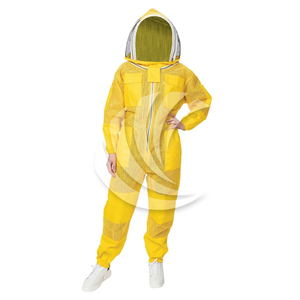 Voile en maille de coton jaune de haute qualité avec escrime Protection complète du corps Costume d'apiculture Uniformes ventilés - Product Image 1