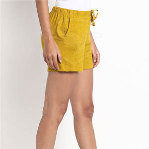 Pantalones cortos de mujer más vendidos Algodón Poliéster Llegada caliente Pantalones cortos de mujer Ropa casual Pantalones cortos de mujer - Product Image 4