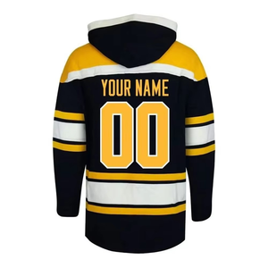 Chandail à capuchon de hockey sur mesure avec capuche réglable, idéal pour les conditions météorologiques variables, très chaud, sweats à capuche de hockey sur glace - Product Image 6