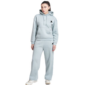Women's Heavyweight Oversize Tracksuit Casual Drop Shoulder <b>Hoodie</b> & Baggy Sweatpants for Winter Eco-Friendly Ladies' Clothing - Product Image 1