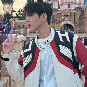 Veste bomber en cuir véritable pour homme, course automobile, hiver, rue, haute rue, imperméable, respirante, fermeture éclair, coupe-vent pour moto - Product Image 6