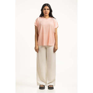 เสื้อถักทรงปกติสำหรับผู้หญิง ดีไซน์เรียบง่ายทันสมัย WM-KTP-SS24-120 - Product Image 3