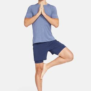 กางเกงขาสั้นออกกำลังกายของผู้ชายแห้งเร็วมีเชือกผูกระบายอากาศได้สองชั้นแบบลำลองสำหรับเข้ายิม2025ผ้าฝ้าย100% เสื้อผ้าจ๊อกกิ้งกางเกงขาสั้นสำหรับผู้ชาย - Product Image 3