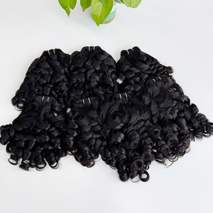 Extensions de cheveux humains bruts cambodgiens de haute qualité, ondulés, couleur naturelle, pour usage professionnel en salon - Product Image 4