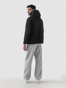 Sudadera con Capucha Oversize de Algodón Pesado para Hombre, Diseño Gráfico 'School Ruins Creativity', Unisex, Ajuste Holgado, Estilo Streetwear - Product Image 5