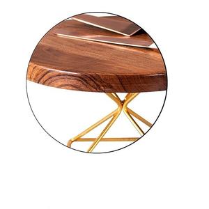 Support à gâteau en bois de qualité supérieure d'Inde pour l'arrangement de desserts, utilisé dans les mariages, les banquets et la présentation de table décorative - Product Image 3