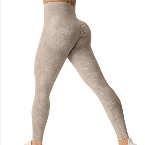 เลกกิ้งออกกำลังกายเอวสูงไร้ตะเข็บสำหรับผู้หญิงเลกกิ้งออกกำลังกายเล่นโยคะโลโก้แบบกำหนดเอง2024 - Product Image 3