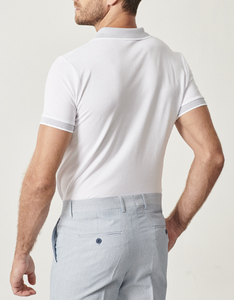 T-Shirt d'Été Homme en Jersey de Coton à Carreaux, Sportif et Respirant, Unisexe, Manches Courtes, Broderie pour Golf et Sport Décontracté - Product Image 1