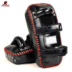 Almohadillas de Entrenamiento de Muay Thai y Kickboxing de Cuero Curvado - Almohadillas Protectoras Resistentes y Cómodas para Brazos para Boxeo MMA - Product Image 5