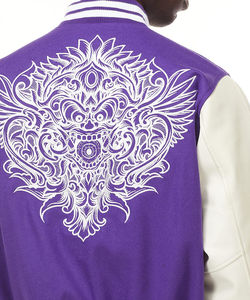 Veste de baseball en satin de soie de haute qualité unisexe, col montant personnalisé, meilleure option en gros pour l'hiver - Product Image 6