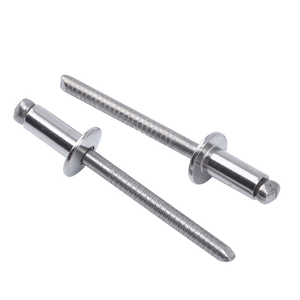 Rivet aveugle à tête fraisée ronde à extrémité ouverte en fer et acier inoxydable 304, taille personnalisée GB12618 - Product Image 1