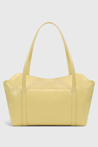Bolsa de Compras Brillante Color Amarillo Mantequilla para Mujer, Venta al Por Mayor, Fabricante OEM - Product Image 3