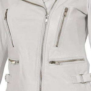 Chaquetas de cuero de material mejor para mujer de alta calidad a la venta/chaquetas de cuero holgadas transpirables más vendidas para mujer - Product Image 6
