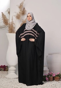 Abaya musulmana de la mejor calidad para mujer 2025 Nueva Abaya elegante de tamaño y colores personalizados para mujer en la mejor tela - Product Image 3