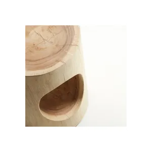 Nueva colección de taburetes de madera maciza, silla de ocio de alta calidad hecha a mano para el hogar, comedor, Hotel, Villa, diseño único de Vietnam - Product Image 2