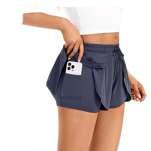Short de sport en modal haute performance pour femmes actives-Short confortable pour femmes qui évacue l'humidité à séchage rapide - Product Image 3