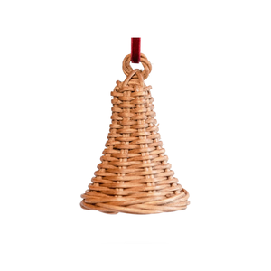 Hot Deal 2024: Cloche en rotin de Noël fabriquée à la main, parfaite pour les décorations de vacances rustiques, la maison et les événements - Product Image 4