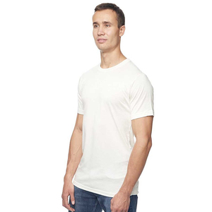 เสื้อยืดแขนสั้นยูนิเซ็กซ์ผ้าคอตตอนผสมใยไผ่พิมพ์ลายดิจิทัลทรงปกติ - Product Image 3