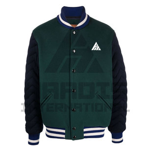 Chaqueta Varsity Personalizada de Alta Calidad para Adultos, Chaqueta de Béisbol con Letras Personalizadas, Chaquetas Varsity de Lona de Color Personalizado, Secado Rápido y Transpirable, Estilo Urbano para Hombre - Product Image 4