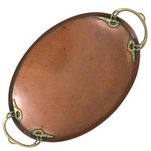 Handcrafted Wedding Party Tabletop Decorating Catering Serving Tray Handcrafted Copper Plated <b>Metal</b> Serving Dish Serving Dish - Product Image 6