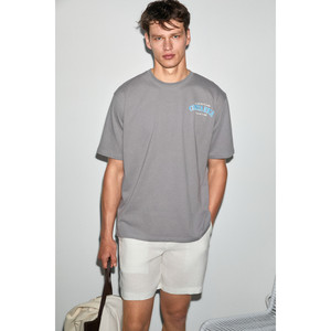 GRIMELANGE FARID เสื้อยืดคอกลมพิมพ์ลายผ้าฝ้ายออร์แกนิก 100% สำหรับผู้ชาย - Product Image 2