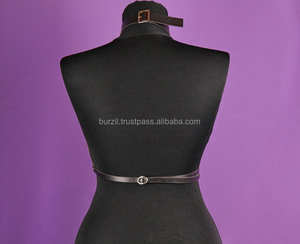 Harnais en cuir à double boucle Festival Gothique Accessoire de mode Cadeau pour elle LWH-0032 - Product Image 6