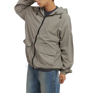 Chaqueta cortavientos personalizada informal de verano para hombre, impermeable, para entrenamiento al aire libre, con cremallera, 2026 - Product Image 4