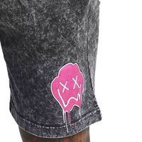 Conjunto de Camiseta y Pantalones Cortos para Hombre con Logotipo Personalizado, Estilo Desgastado, Lavado Ácido, Ecológico, Nueva Moda Casual de Verano, 100% Alta Calidad