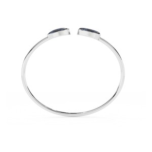 Premium 925 <b>Sterling</b> <b>Silver</b> Trendy Adjustable <b>Bracelet</b> Pietersite Oval And Marquise Shape Twister <b>Bracelet</b> Gift <b>Women</b> - Product Image 3